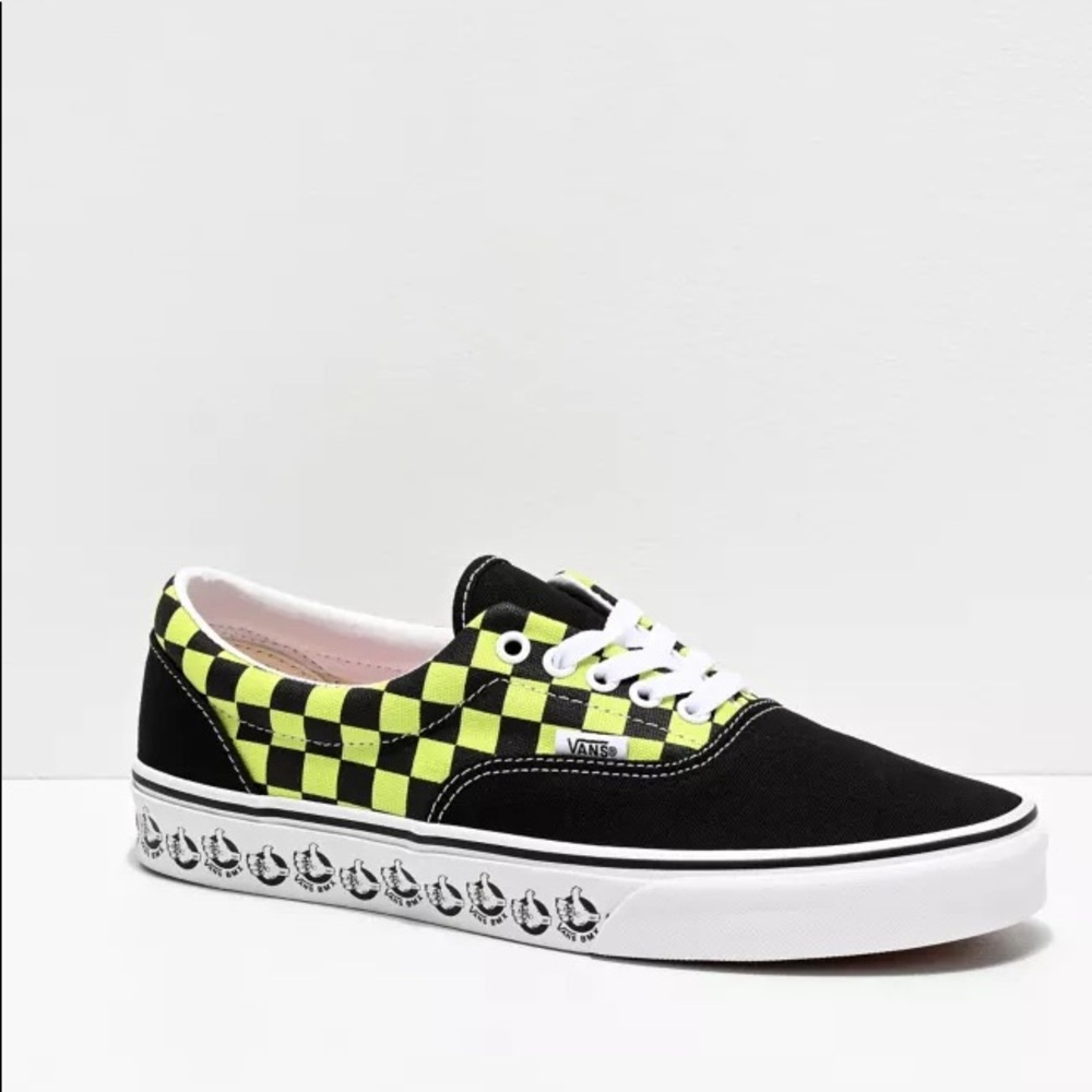 Van’s Era BMX Black & Sharp Green Skate Shoes
